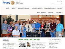 Tablet Screenshot of castrovalleyrotary.org